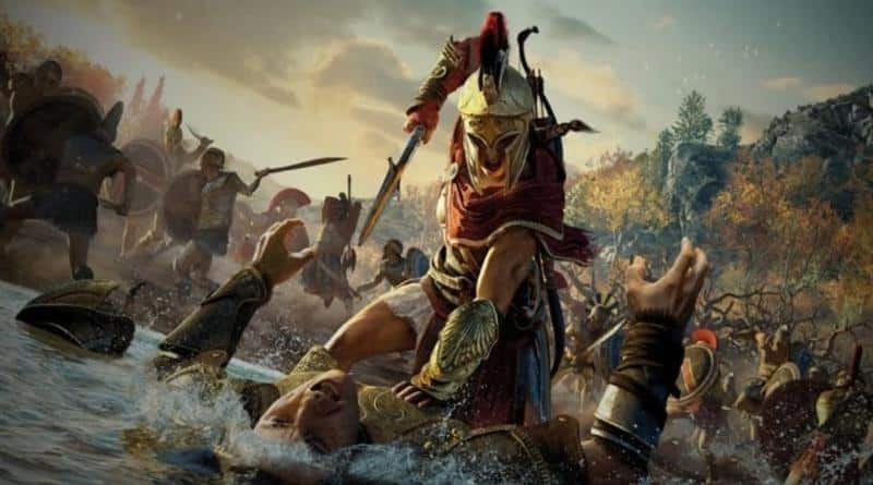 Assassin's Creed Odyssey savaş sahnesi