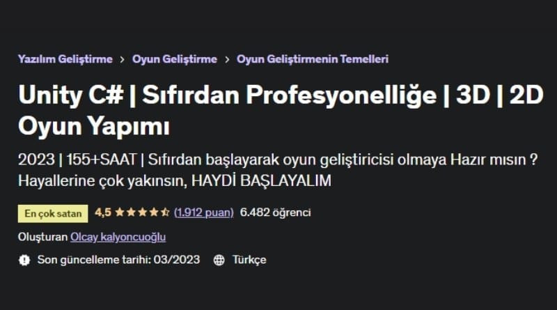 Olcay Kalyoncuoğlu Udemy
